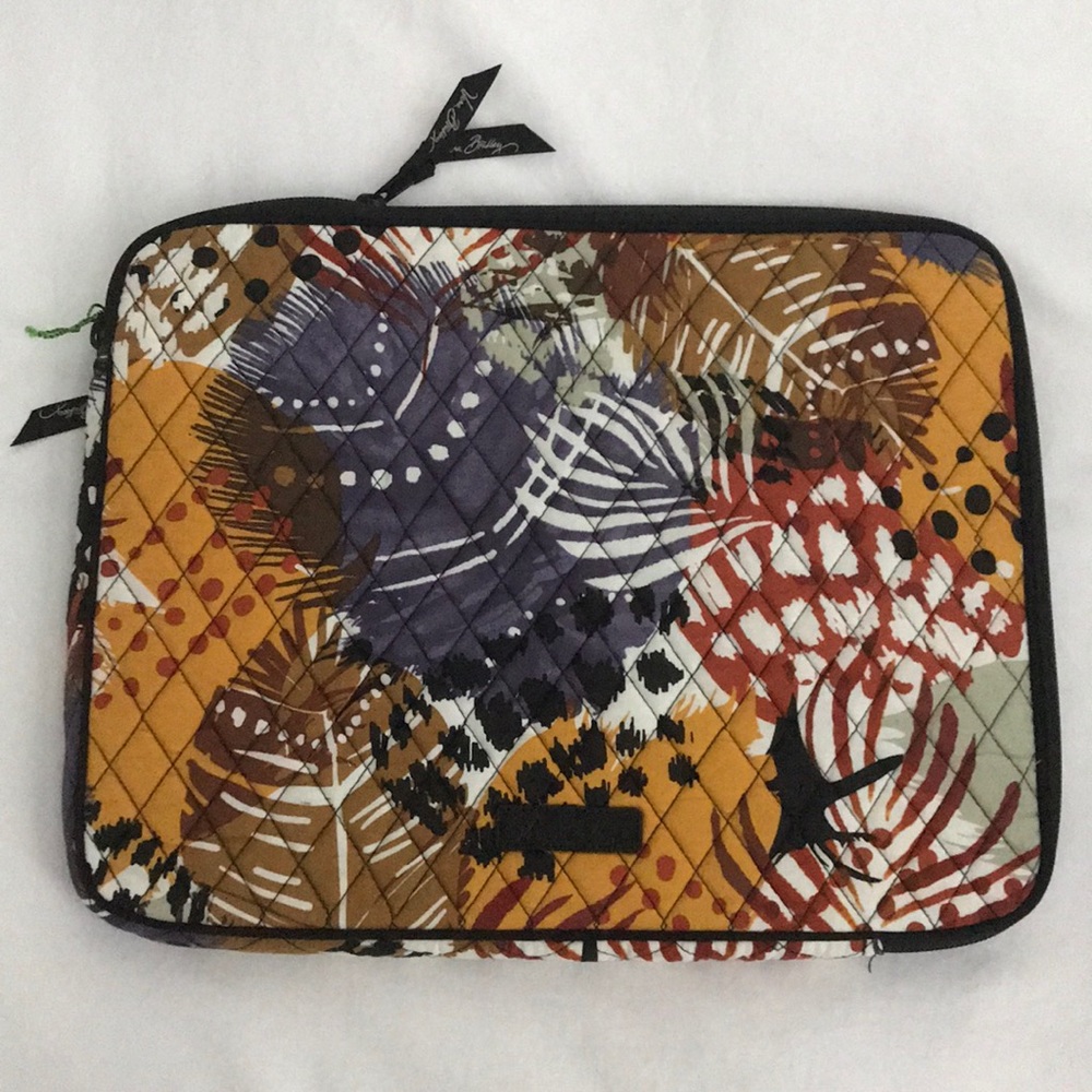 Vera Bradley Laptop Sleeve - Painted Feathers